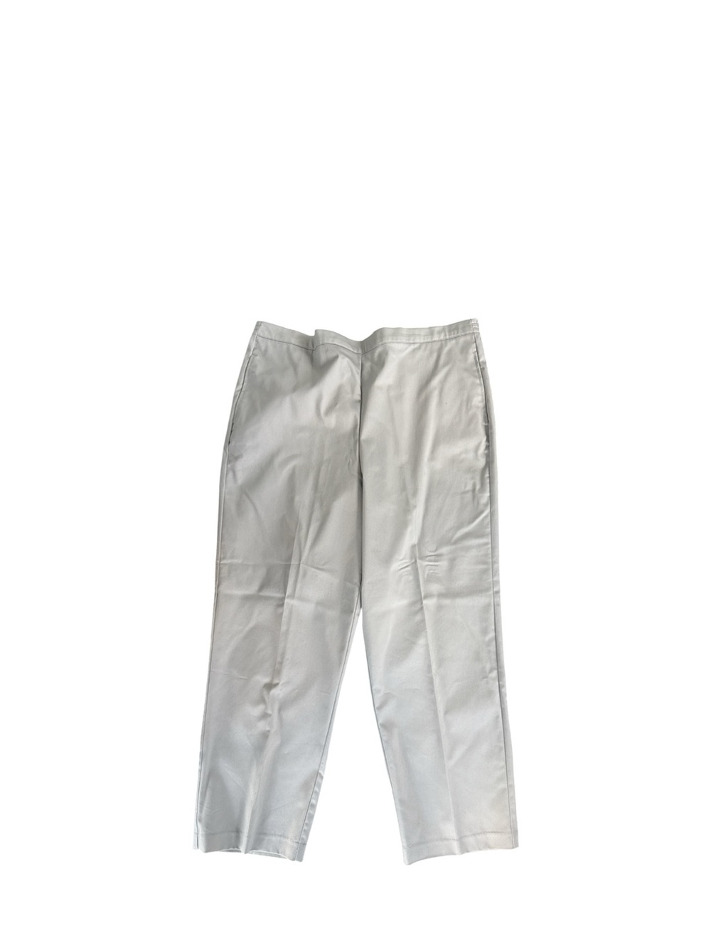Alfred Dunner Men's Chino Pants in Light Beige